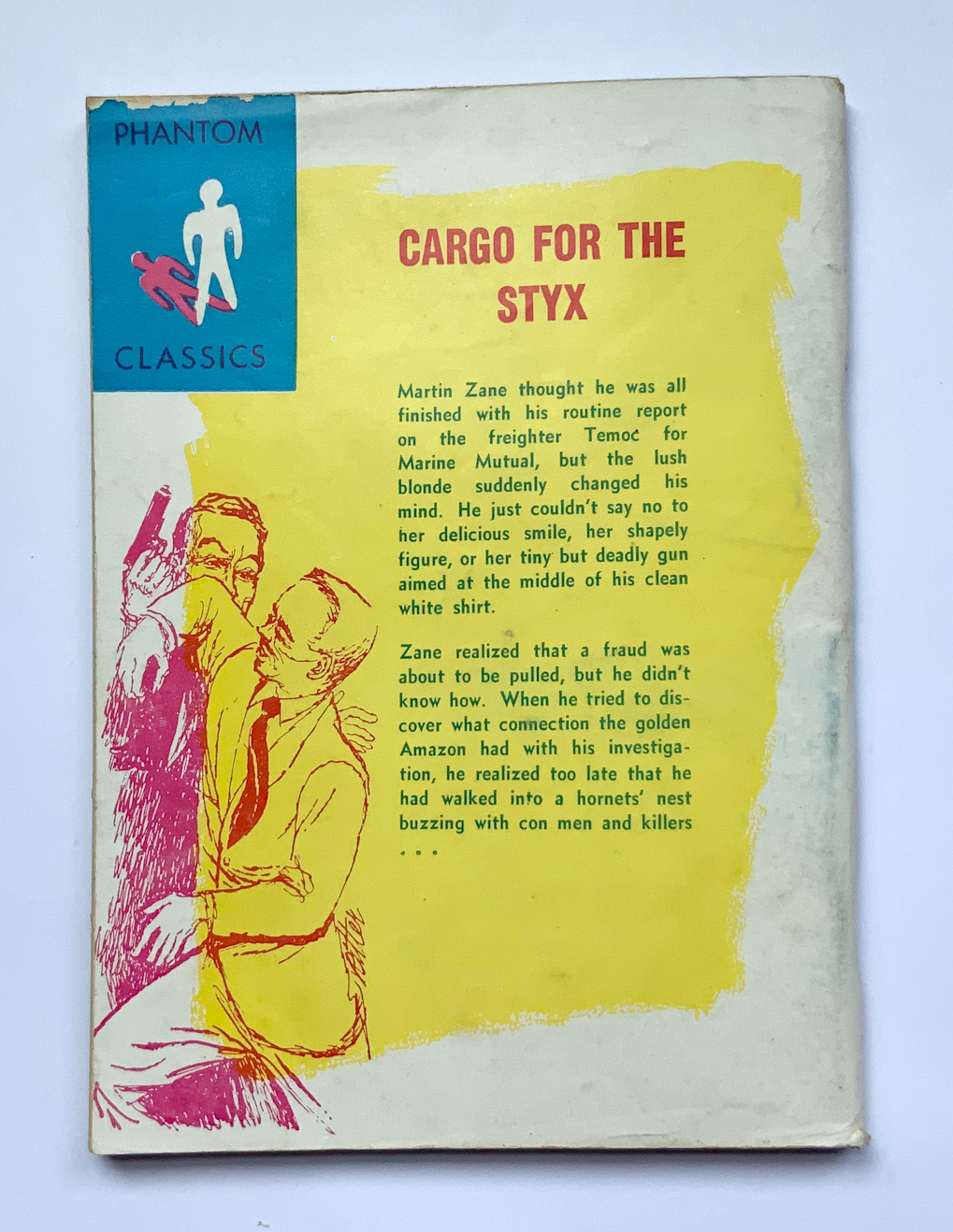 CARGO FOR THE STYX Australian crime pulp fiction book by Louis Trimble 1961